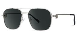 Ludwig Silber Pilot Sonnenbrille2