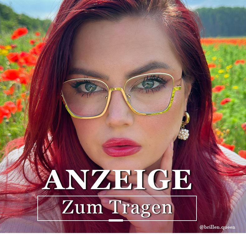 Easter Gold Quadratisch Brille