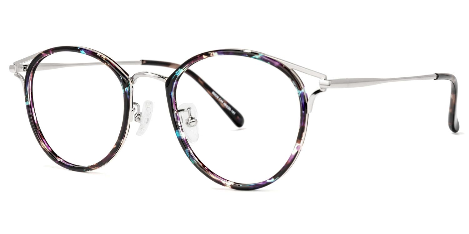 Quaneisha Bunt-Tortoise Rund Brille1