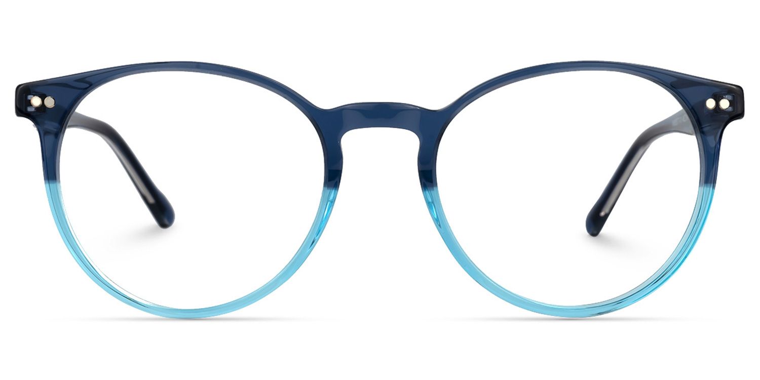 Ocasio Blau Rund Brille0