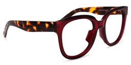 Harell Braun Quadratisch Brille2