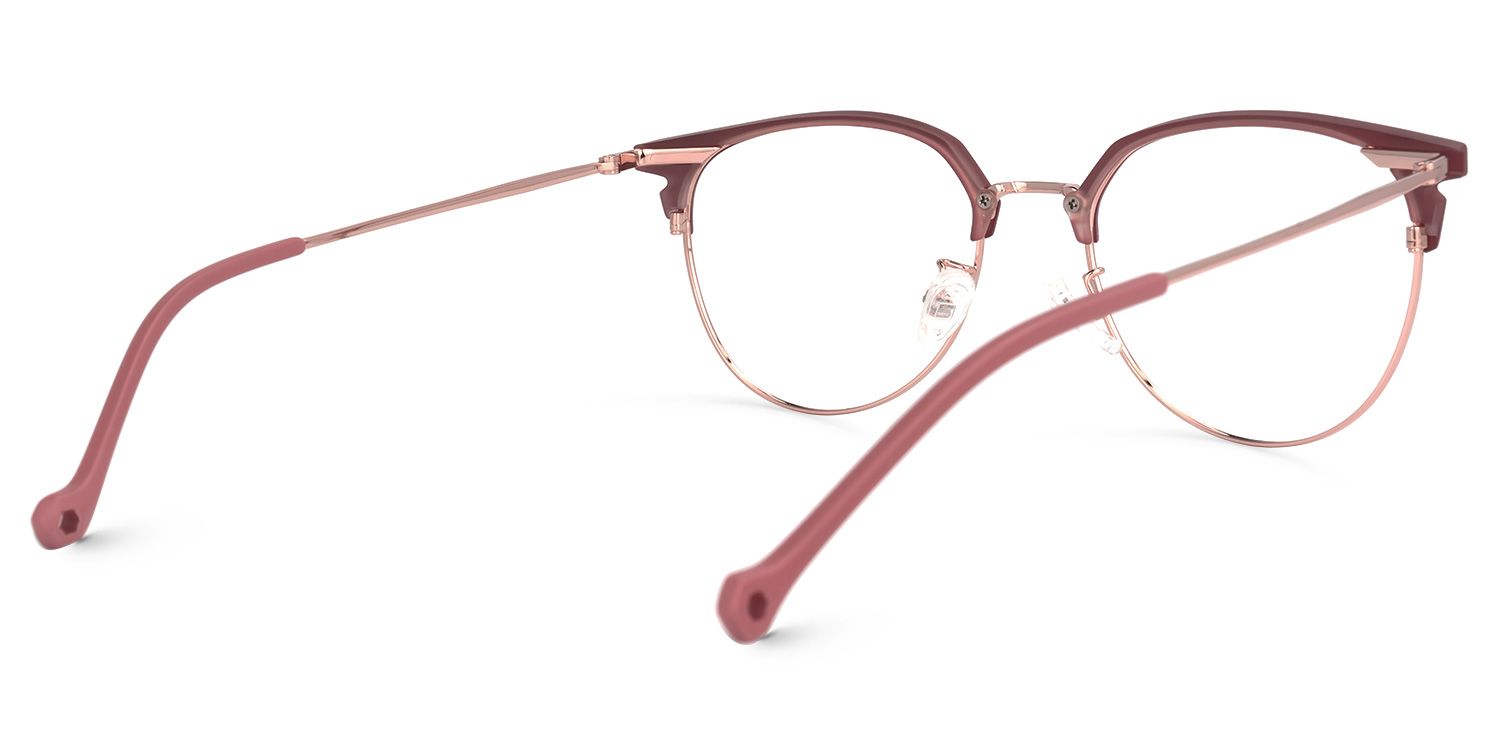 Lajuana Rot Cateye Brille3