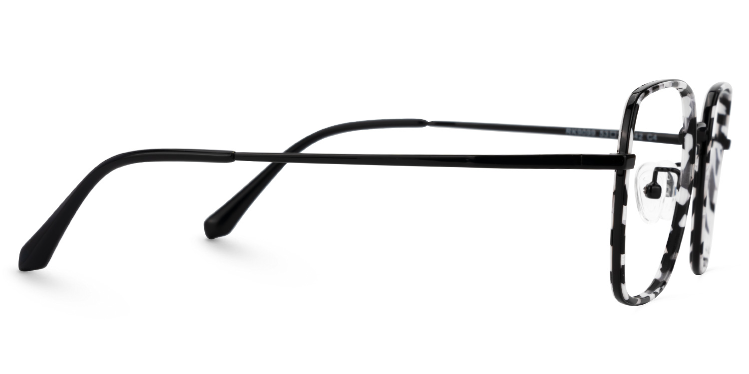 Kendall Schwarz-Tortoise Quadratisch Brille3