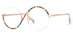 Alina Bunt Rund Brille1