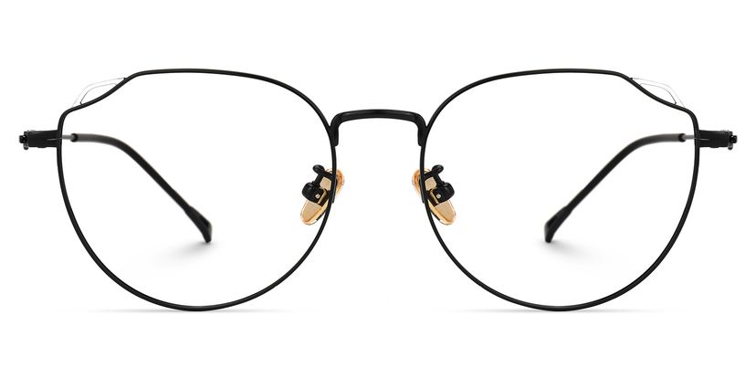 Burton Schwarz Rund Brille