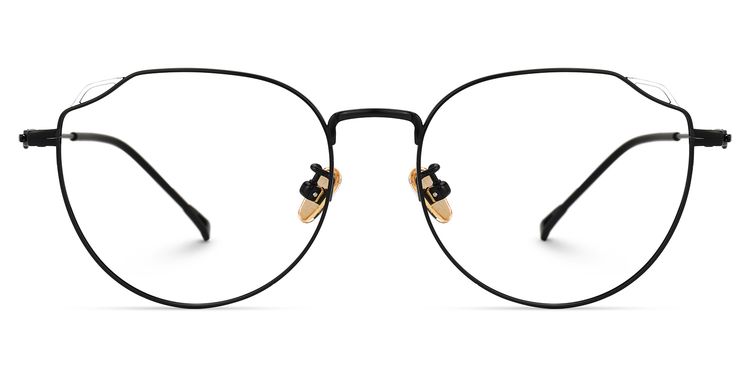 Burton Schwarz Rund Brille