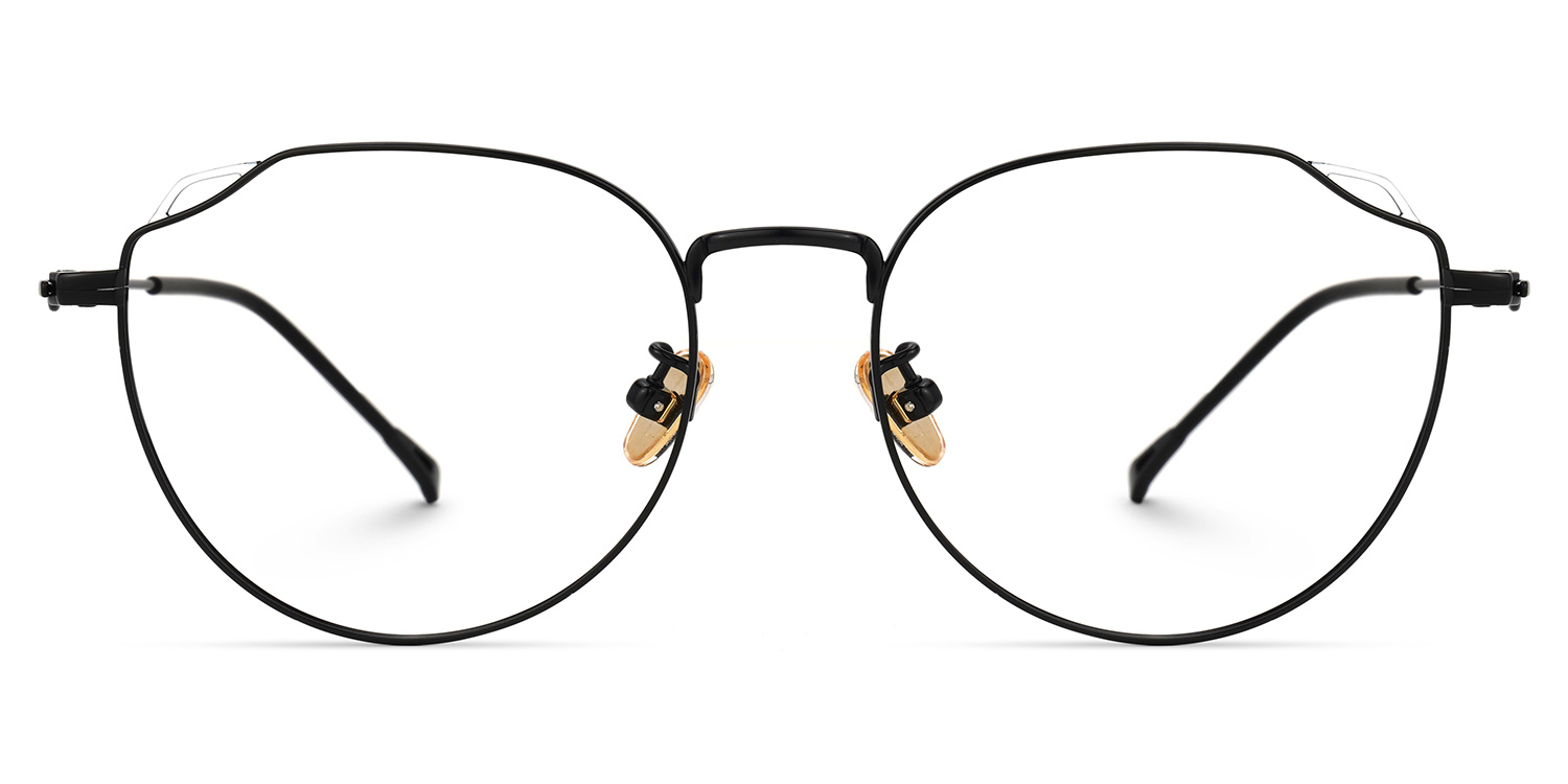 Burton Schwarz Rund Brille