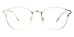 Quaneisha Hellgrün Rund Brille0