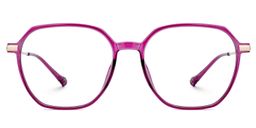 Helena Rot Geometrisch Brille2