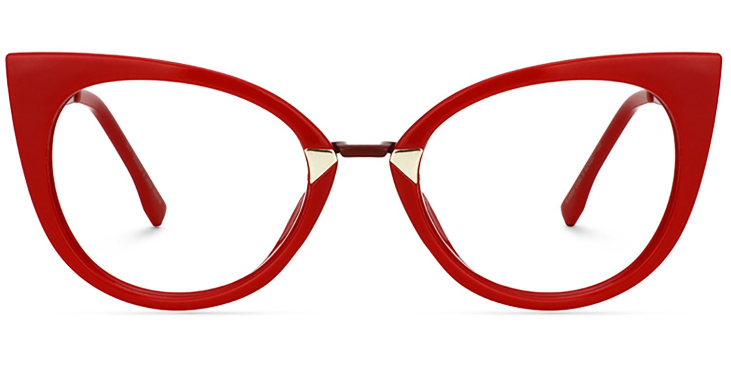 Jacqueline Rot Cateye Brille0
