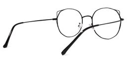 LaRue Schwarze Geometrische Brille3