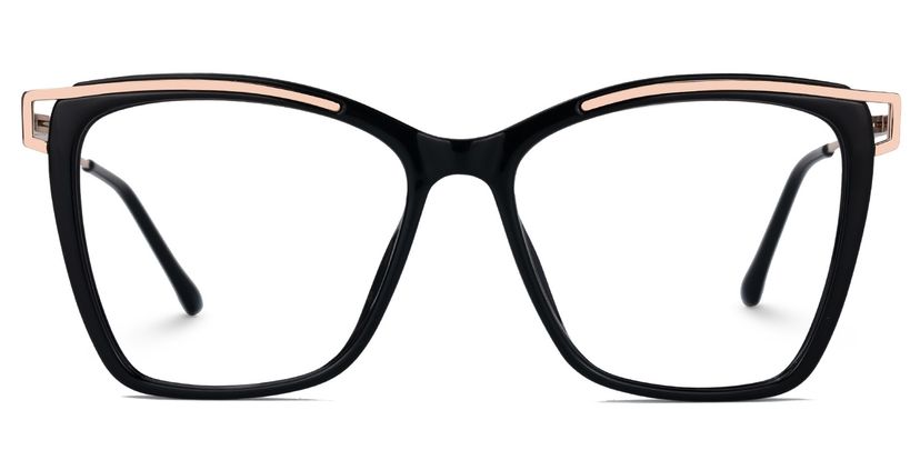 Matia Schwarz Quadratisch Brille
