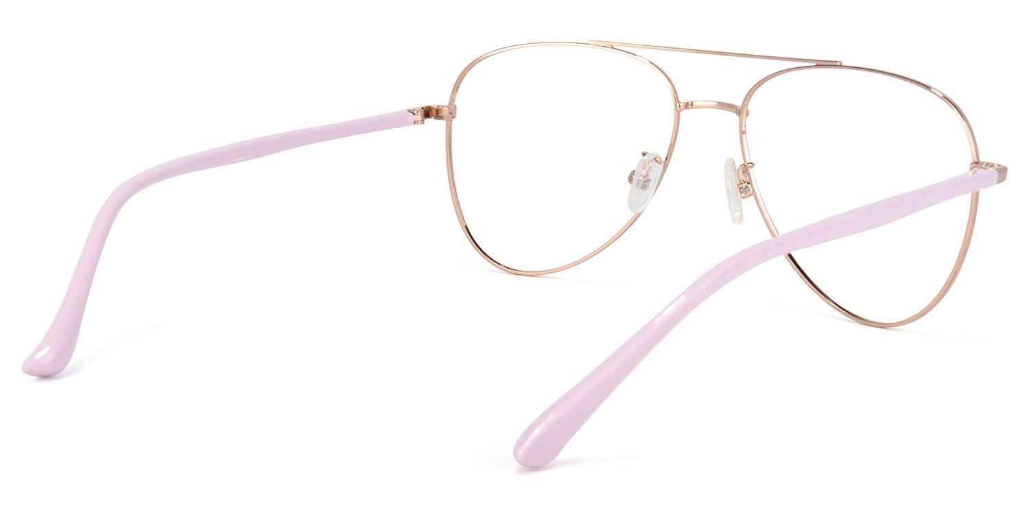 Paige Rosa Pilot Brille4