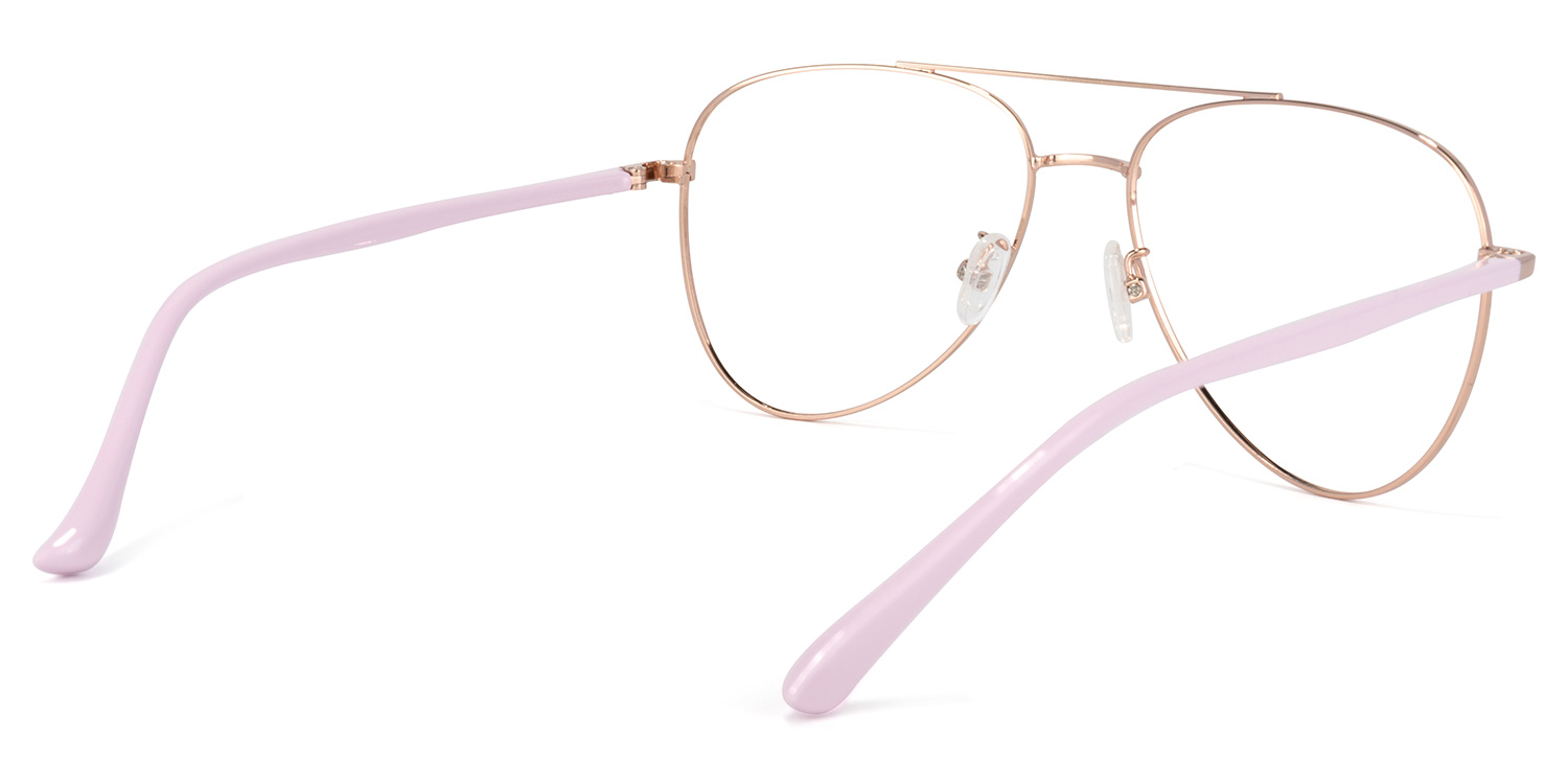 Paige Rosa Pilot Brille4