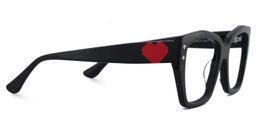 Jemia Schwarz Schmetterling Brille5