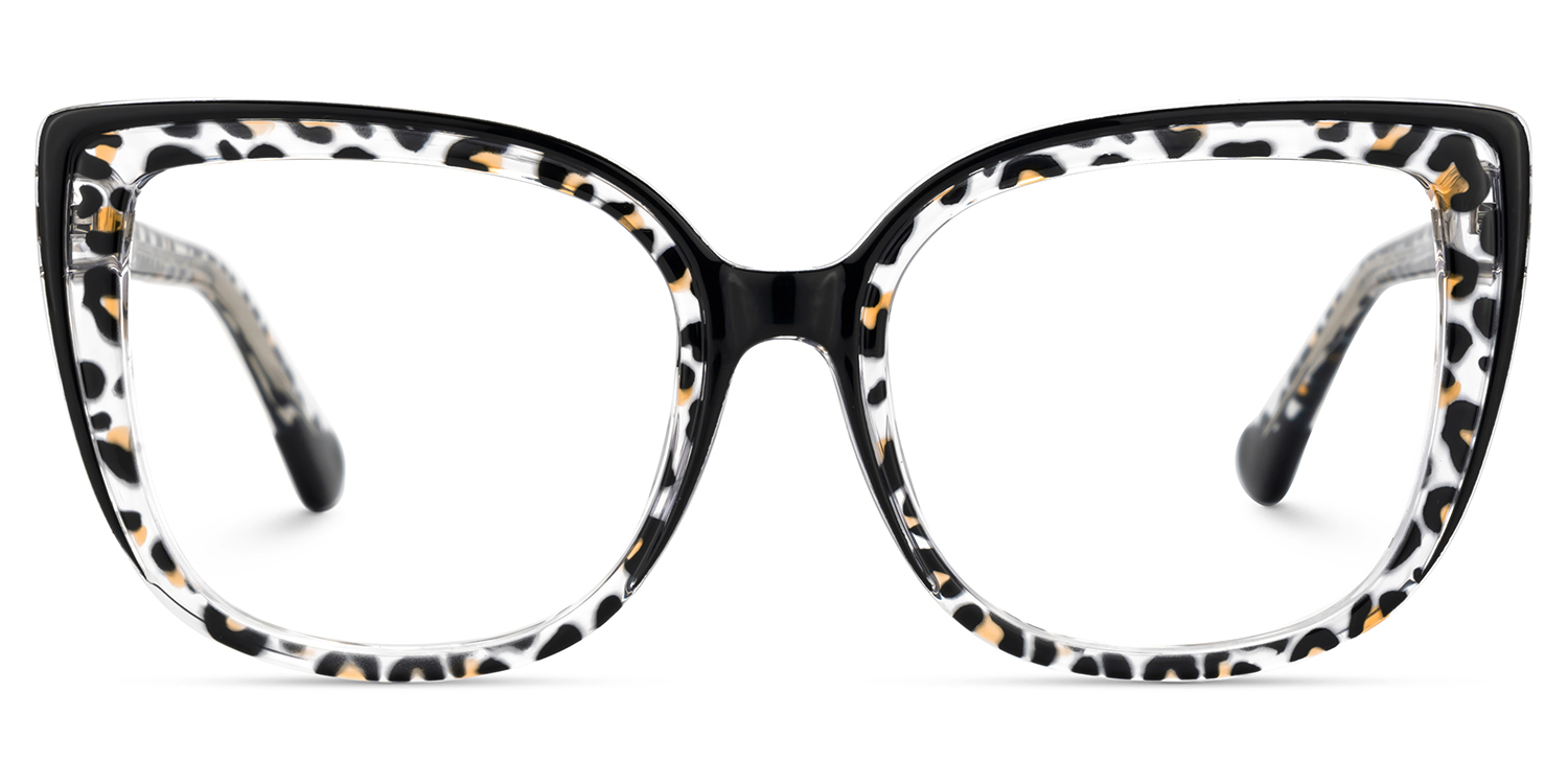 Fenn Schwarz-Tortoise Cateye Brille