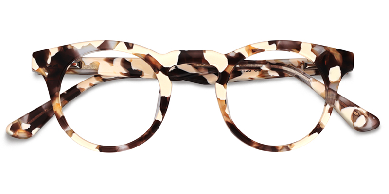 Abigail Braun-Tortoise Rund Brille5