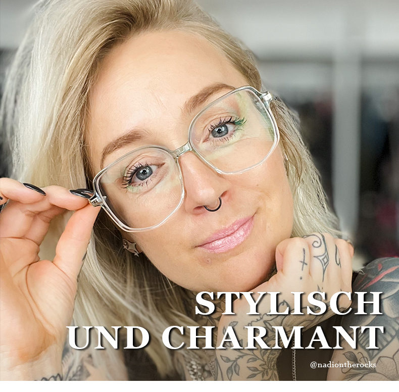 Payton Grau Geometrisch Brille