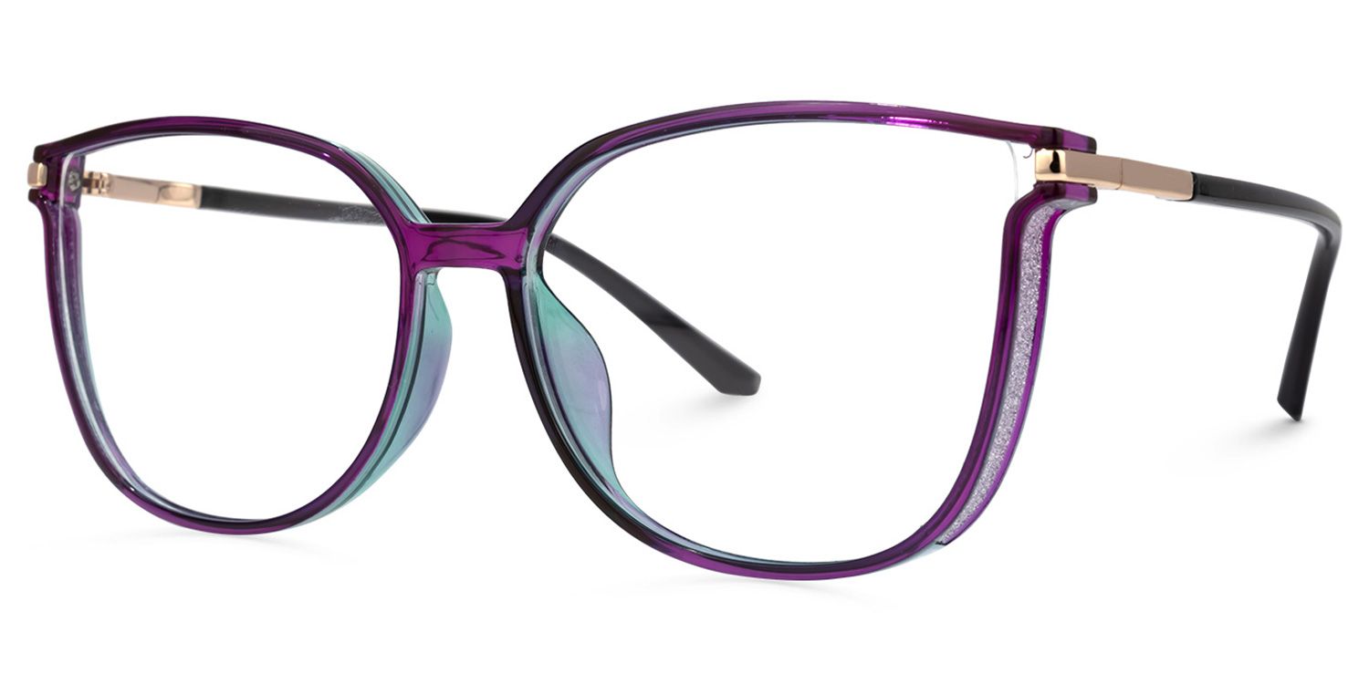 Walden Lila Cateye Brille2