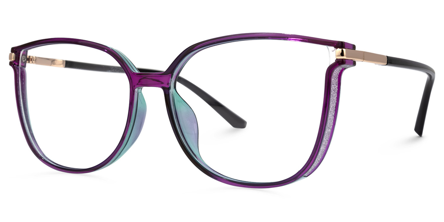 Walden Lila Cateye Brille2