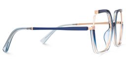 Yulisa Blau Quadratisch Brille6