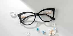 Sherrie Schwarz Cateye Brille1