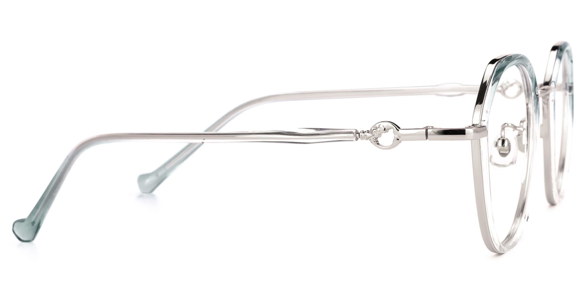 Lionel Hellblau Geometrisch Brille2