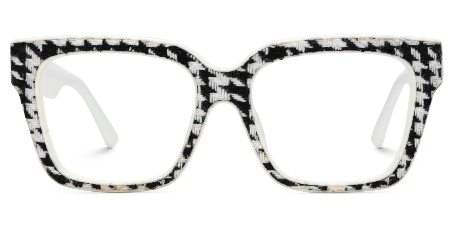 Juliane Schwarz-Weiß Rechteckig Brille