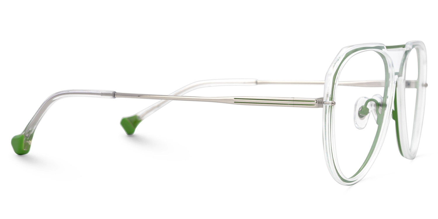 Alvin Grün Pilot Brille3