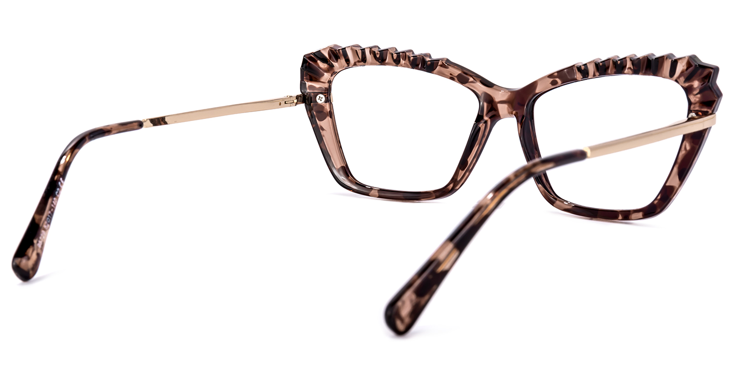 Sophie Braun Blumenmmuster Cat Eye Brille4