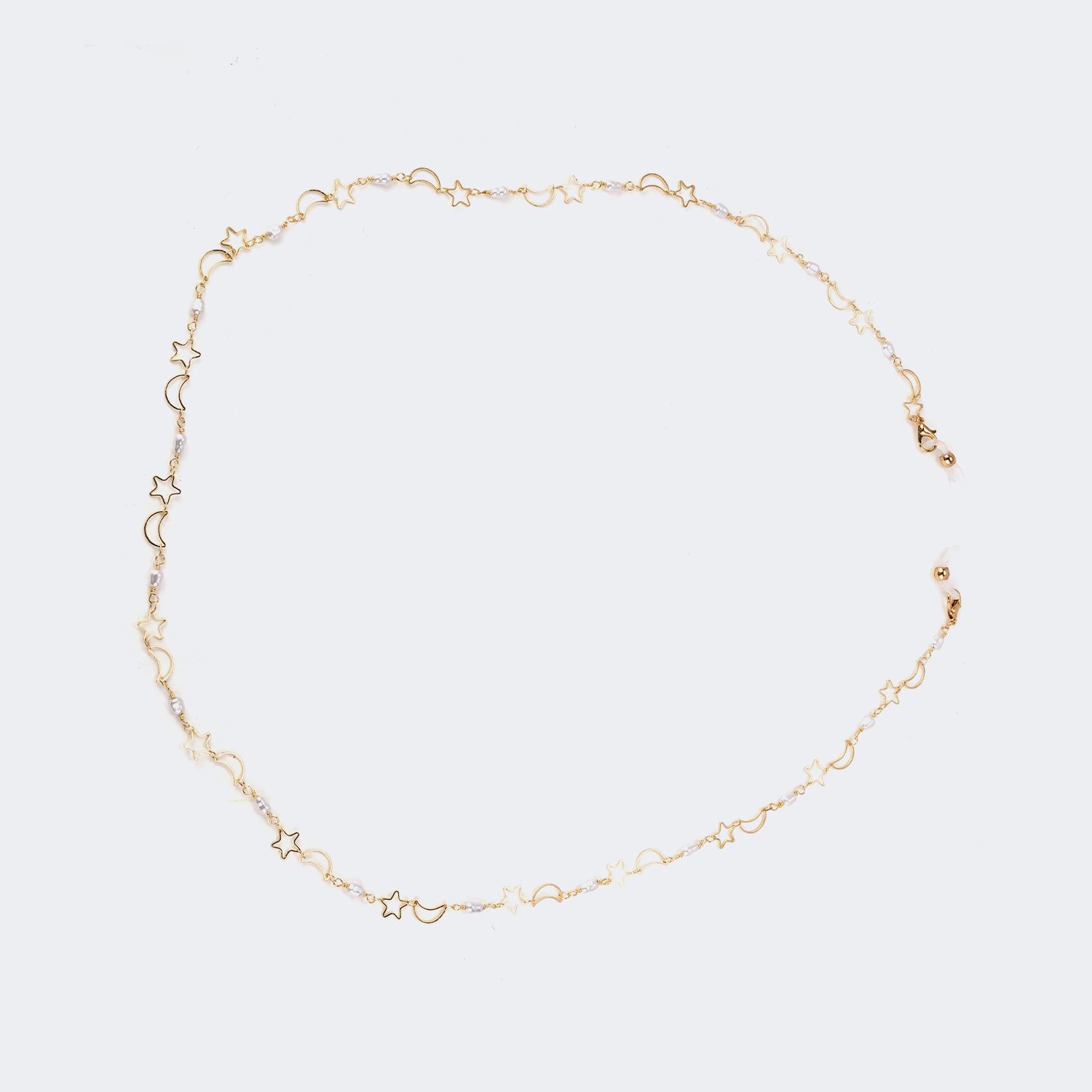 Pallu Gold Stern-Mond Brillenkette0