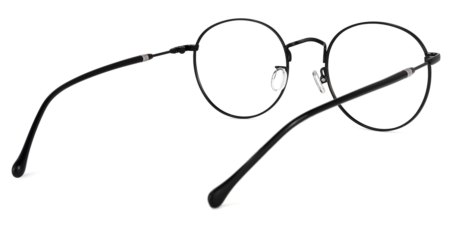 Raghnaid Schwarze Runde Brille3
