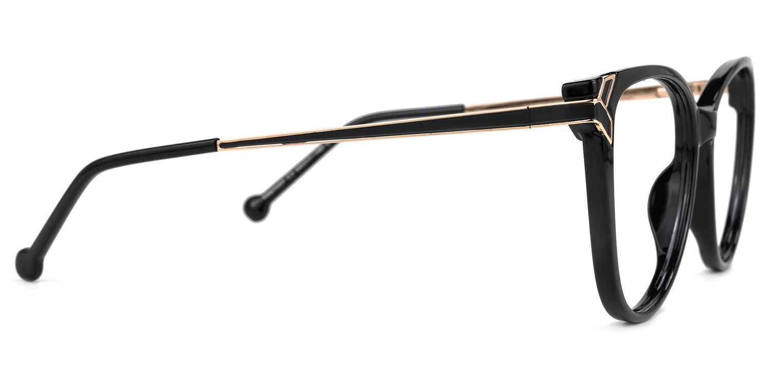 Nera Schwarz Cateye Brille3