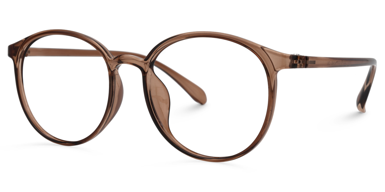 Phebe Braune Runde Brille1