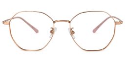 Laura Rosagold Geometrische Brille0