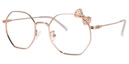 Kaitlyn Rosa-Gold Geometrisch Brille1