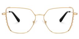 Jamison Gold Quadratisch Brille0