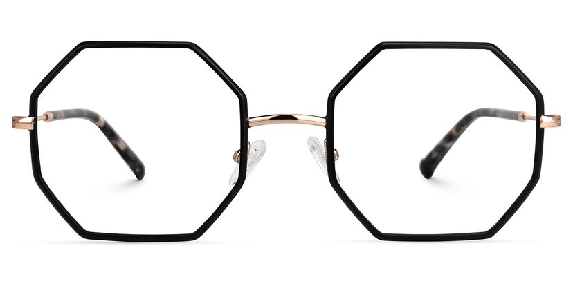 Matrika Schwarz Geometrisch Brille