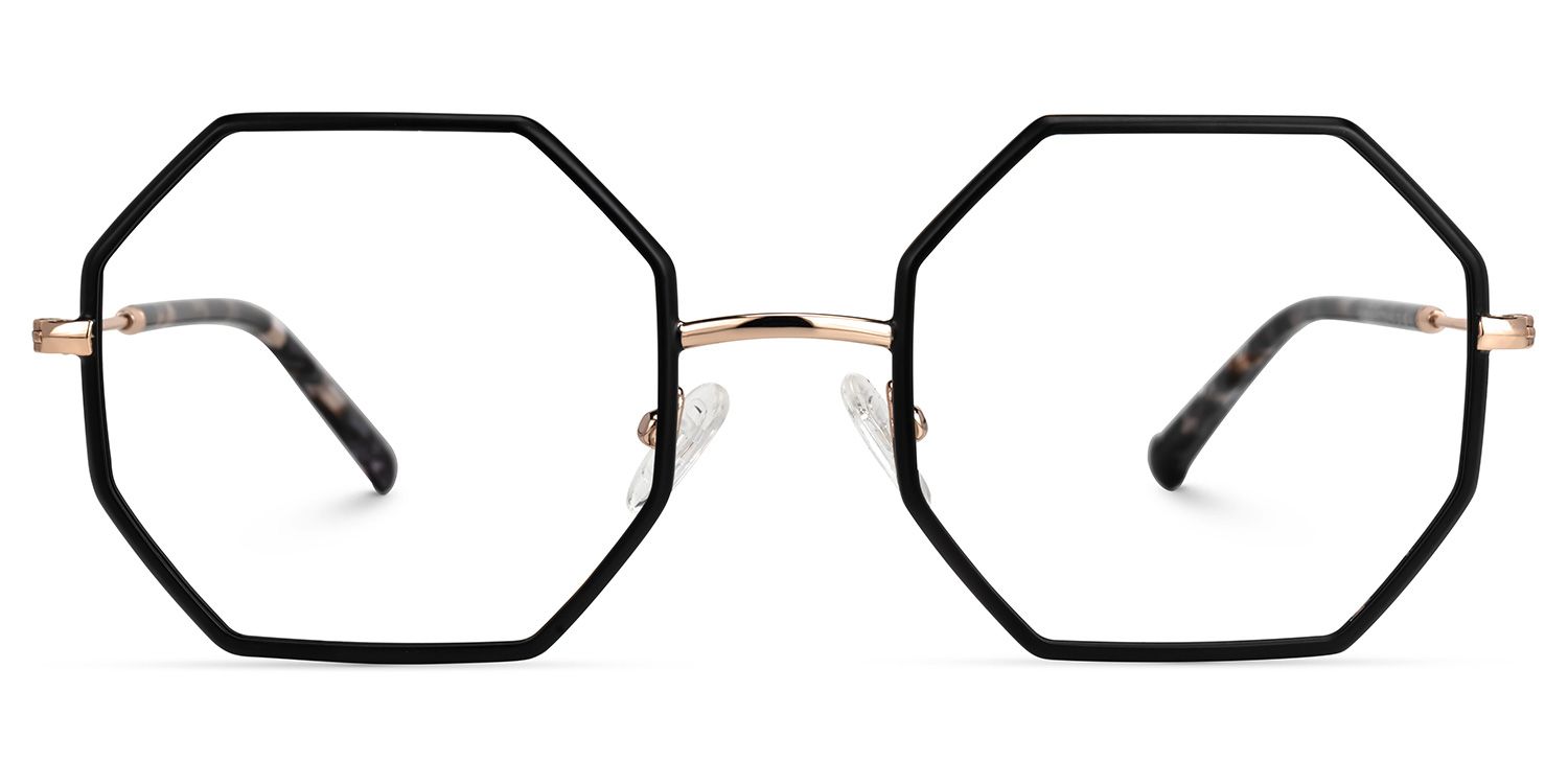 Matrika Schwarz Geometrisch Brille1
