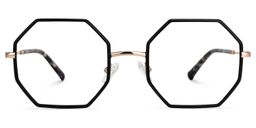 Matrika Schwarz Geometrisch Brille1