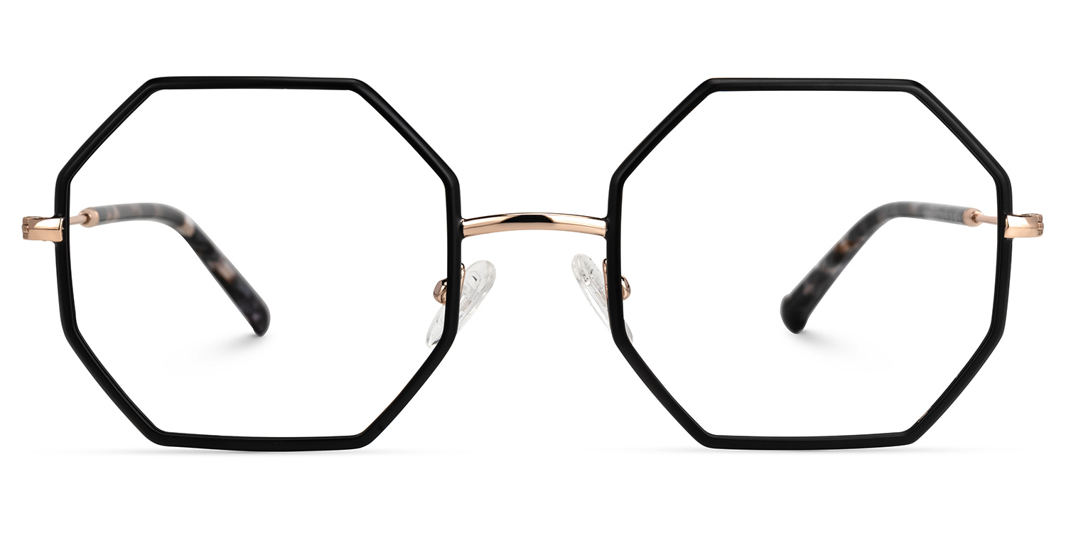 Matrika Schwarz Geometrisch Brille