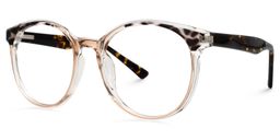 Gilda Beige Rund Brille2