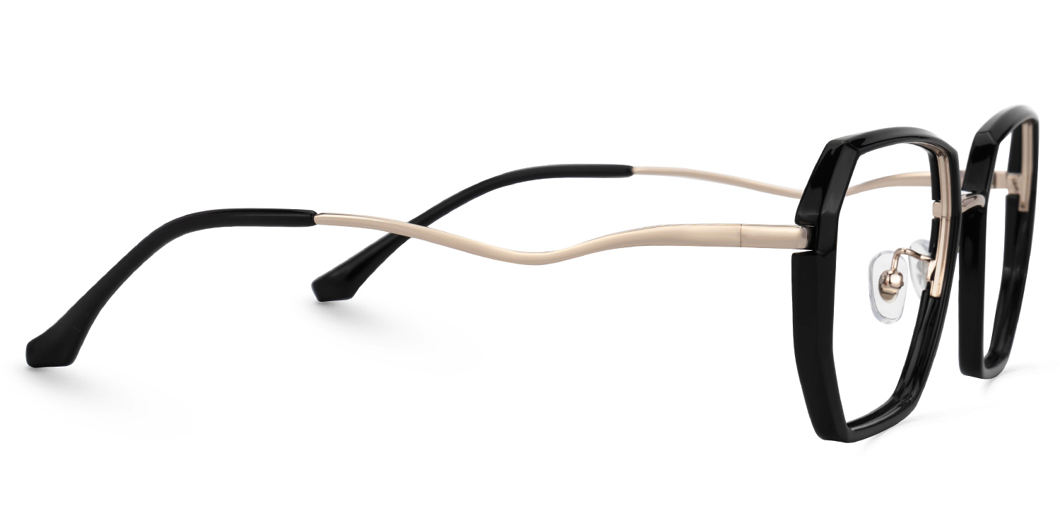 Javonia Schwarz Geometrisch Brille3