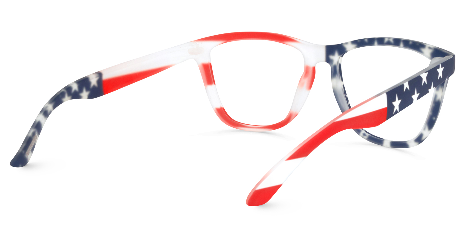 Pedro USA Nationalflagge Quadratisch Brille4