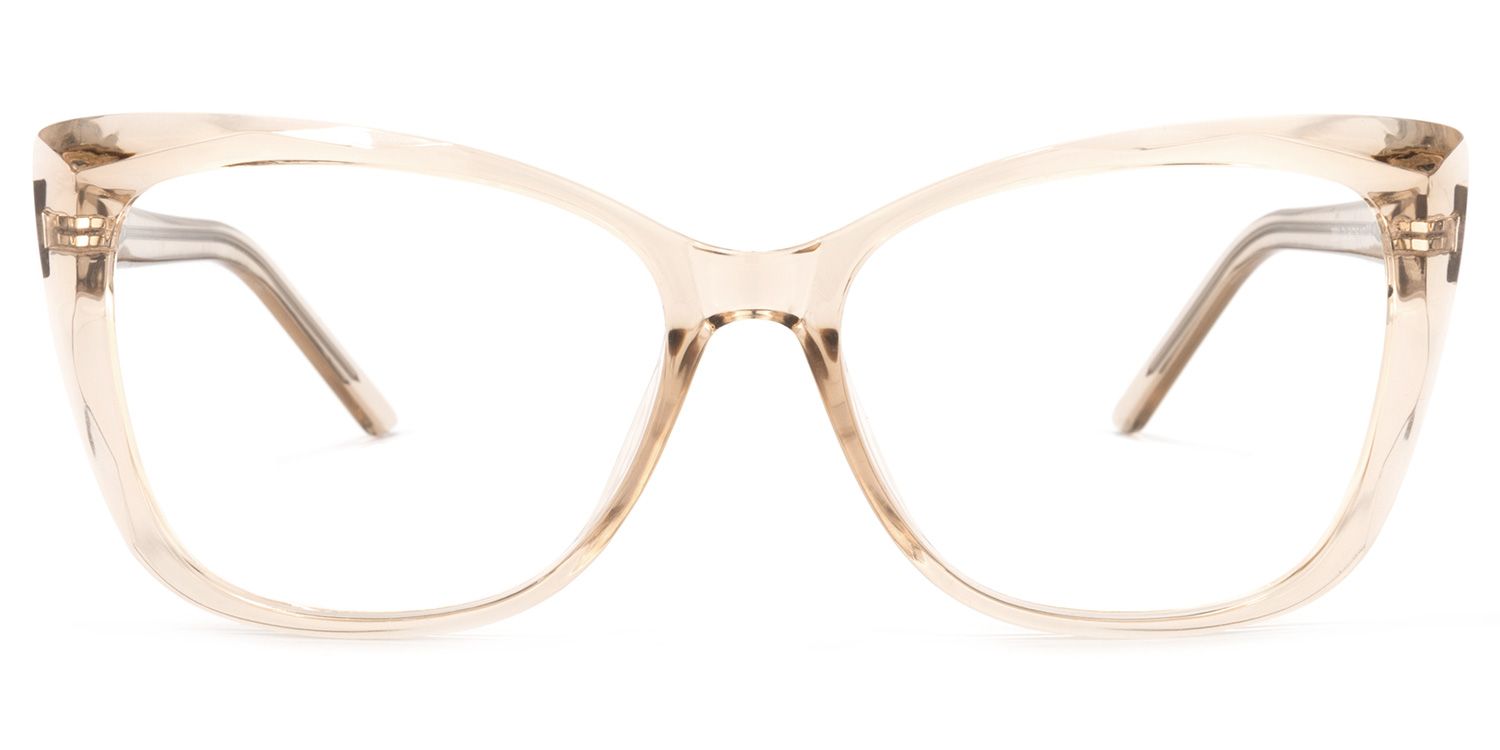 Farris Champagne Quadratische Brillen0
