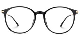 Jethro Schwarz Rund Brille0