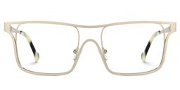 Nova Gold Rechteckig Brille0