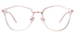 Cherry Rosa Geometrisch Brille0