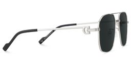 Ludwig Silber Pilot Sonnenbrille3