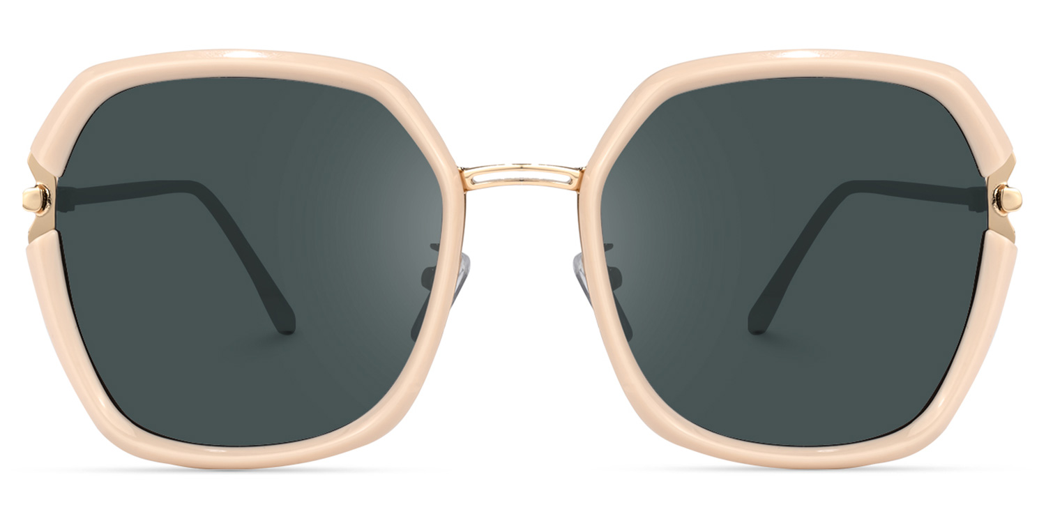 Kanoa Hellrosa Geometrisch Sonnenbrille0